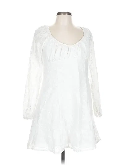 Pre-owned Wild Fable 3/4 Sleeve Blouse In White