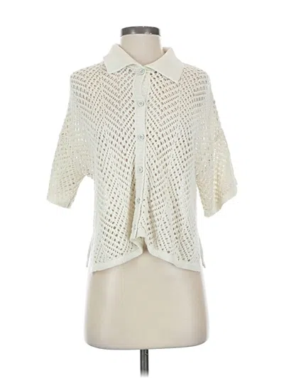 Pre-owned Wild Fable 3/4 Sleeve Blouse In White