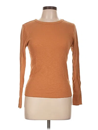 Pre-owned Wild Fable 3/4 Sleeve T-shirt In Brown