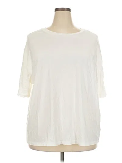 Pre-owned Wild Fable 3/4 Sleeve T-shirt In Ivory