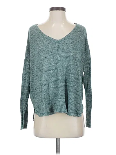 Pre-owned Wild Fable 3/4 Sleeve T-shirt In Teal
