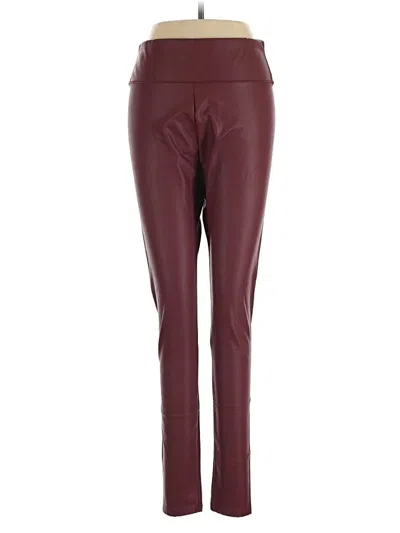 Pre-owned Wild Fable Active Pants In Burgundy