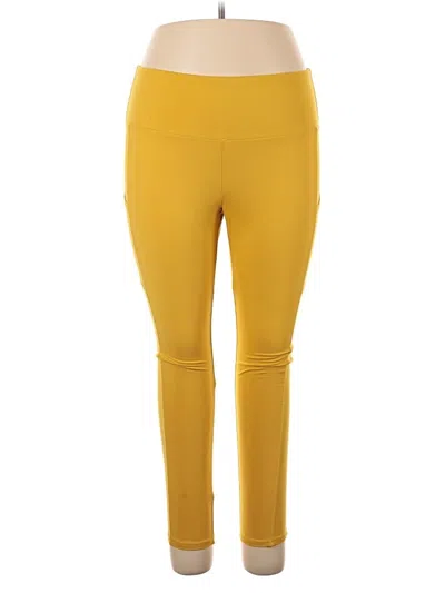 Pre-owned Wild Fable Active Pants In Yellow