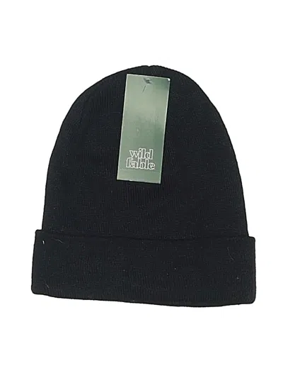 Pre-owned Wild Fable Beanie Hat In Black