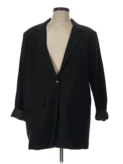 Pre-owned Wild Fable Blazer Jacket In Black