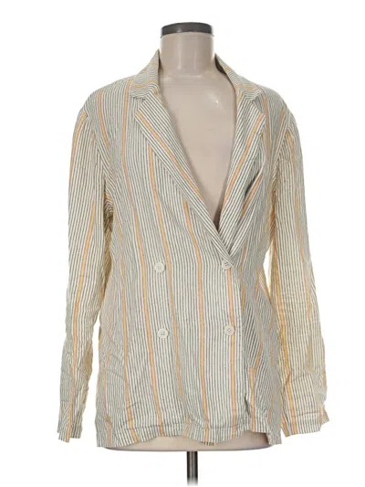 Pre-owned Wild Fable Blazer Jacket In Ivory