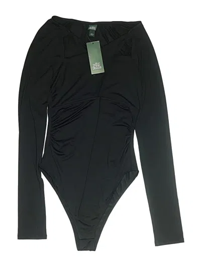Wild Fable Bodysuit In Black