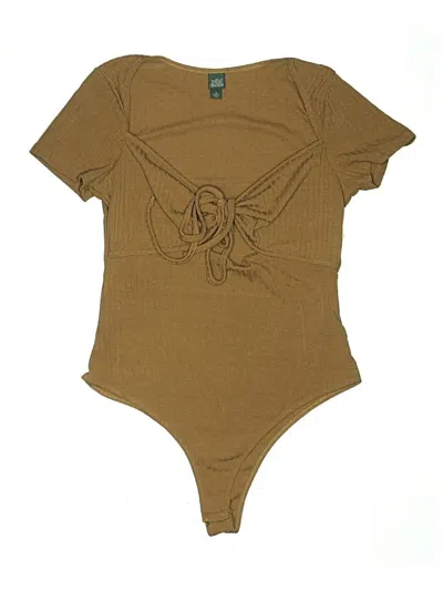 Pre-owned Wild Fable Bodysuit In Brown