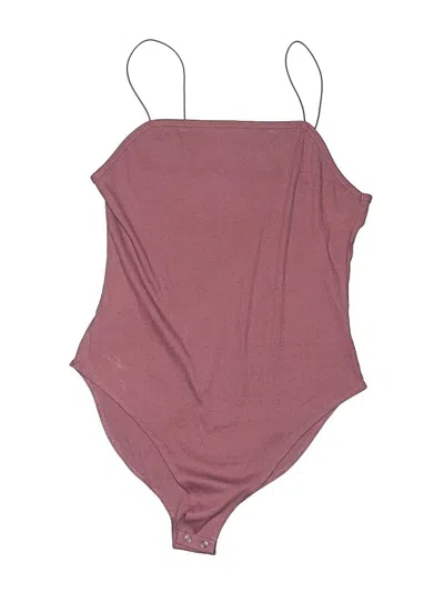 Pre-owned Wild Fable Bodysuit In Burgundy