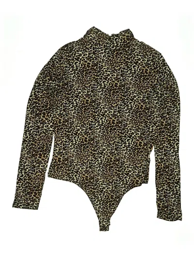 Pre-owned Wild Fable Bodysuit In Gold