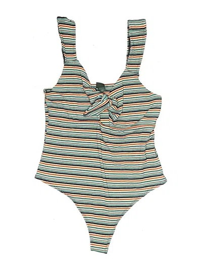 Pre-owned Wild Fable Bodysuit In Green