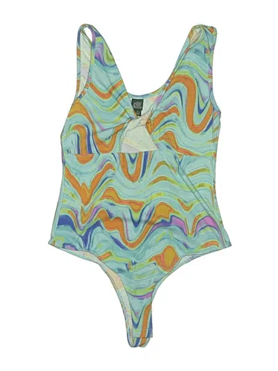 Pre-owned Wild Fable Bodysuit In Green