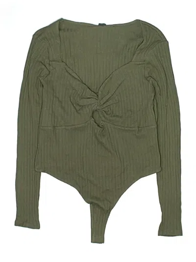 Pre-owned Wild Fable Bodysuit In Green