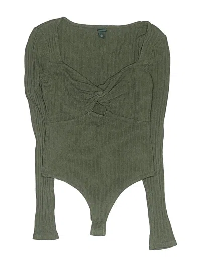 Pre-owned Wild Fable Bodysuit In Green