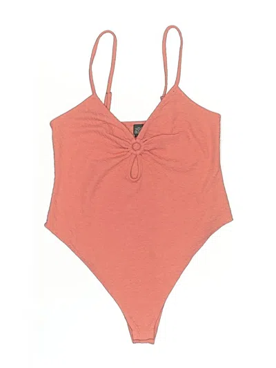 Pre-owned Wild Fable Bodysuit In Orange