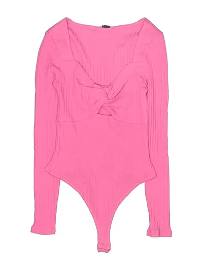 Wild Fable Bodysuit In Pink
