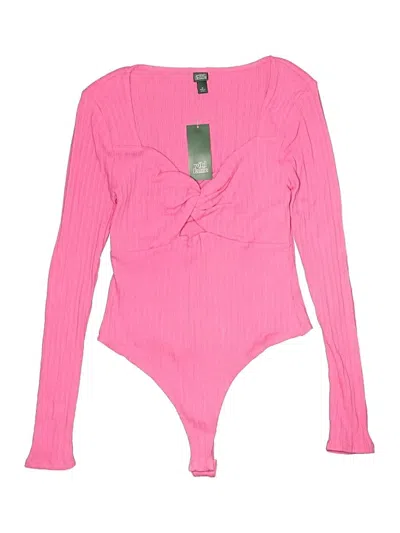 Wild Fable Bodysuit In Pink