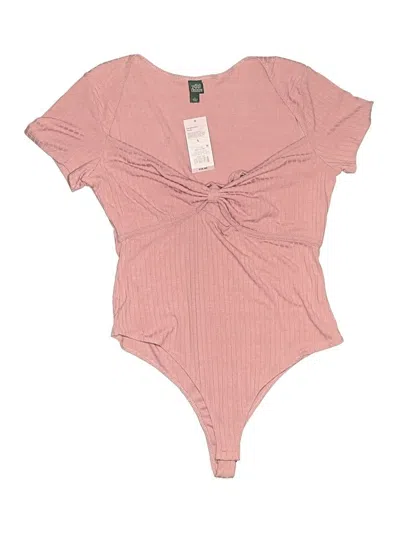 Wild Fable Bodysuit In Pink