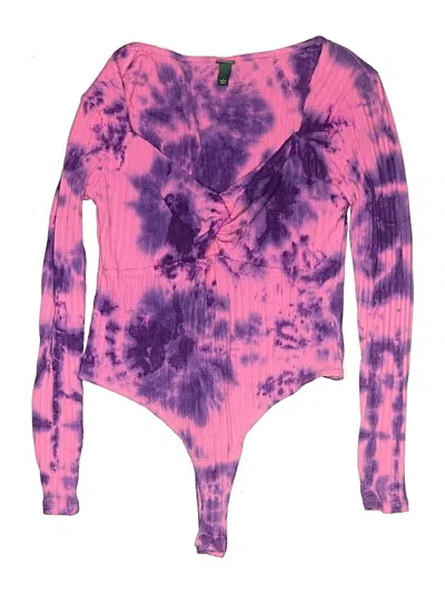Pre-owned Wild Fable Bodysuit In Purple