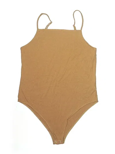 Pre-owned Wild Fable Bodysuit In Tan