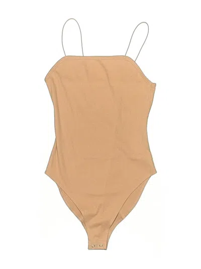 Pre-owned Wild Fable Bodysuit In Tan
