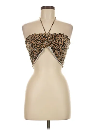 Pre-owned Wild Fable Bodysuit In Tan