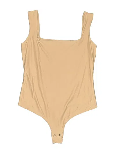 Pre-owned Wild Fable Bodysuit In Tan