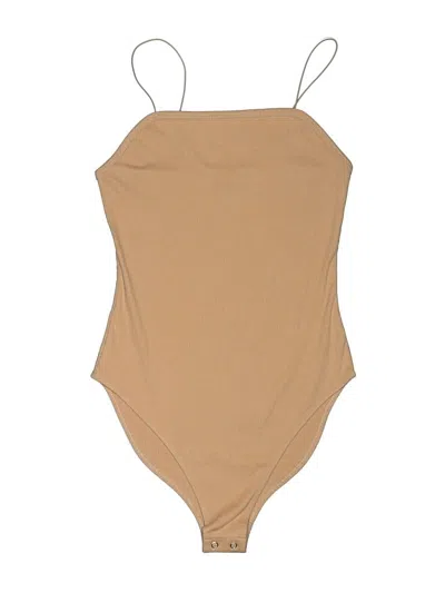 Pre-owned Wild Fable Bodysuit In Tan