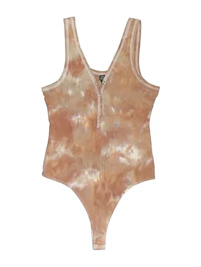 Pre-owned Wild Fable Bodysuit In Tan