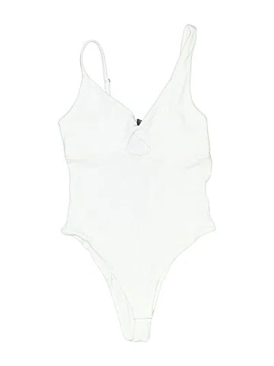 Pre-owned Wild Fable Bodysuit In White