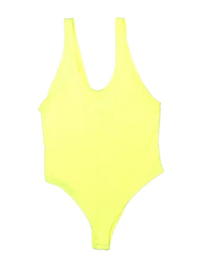 Pre-owned Wild Fable Bodysuit In Yellow
