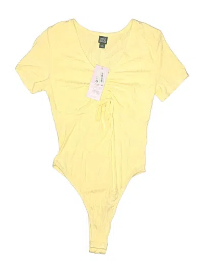 Wild Fable Bodysuit In Yellow