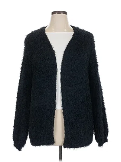 Pre-owned Wild Fable Cardigan Sweater In Black