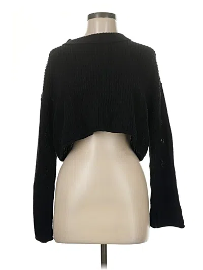 Pre-owned Wild Fable Cardigan Sweater In Black