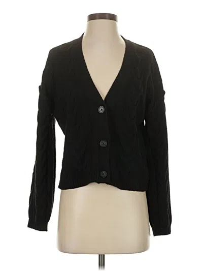 Pre-owned Wild Fable Cardigan Sweater In Black
