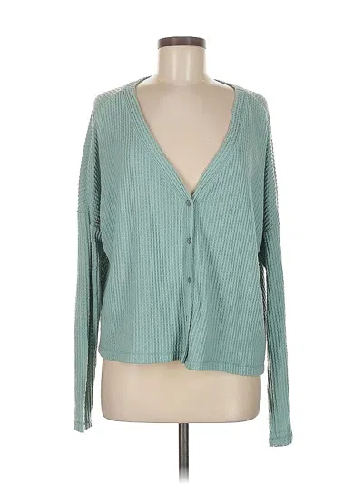 Pre-owned Wild Fable Cardigan Sweater In Blue