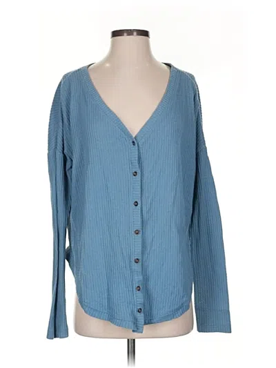 Pre-owned Wild Fable Cardigan Sweater In Blue