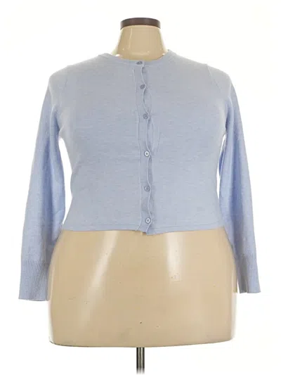 Pre-owned Wild Fable Cardigan Sweater In Blue
