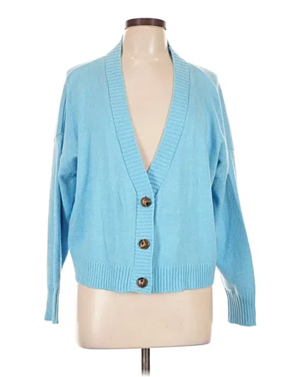 Pre-owned Wild Fable Cardigan Sweater In Blue