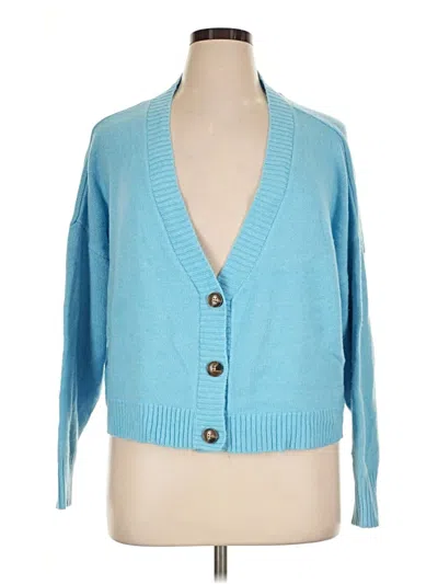 Pre-owned Wild Fable Cardigan Sweater In Blue