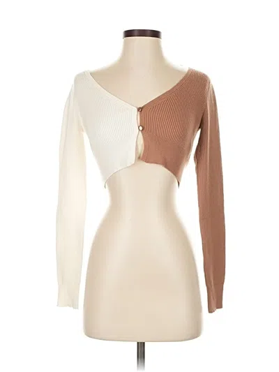 Pre-owned Wild Fable Cardigan Sweater In Brown