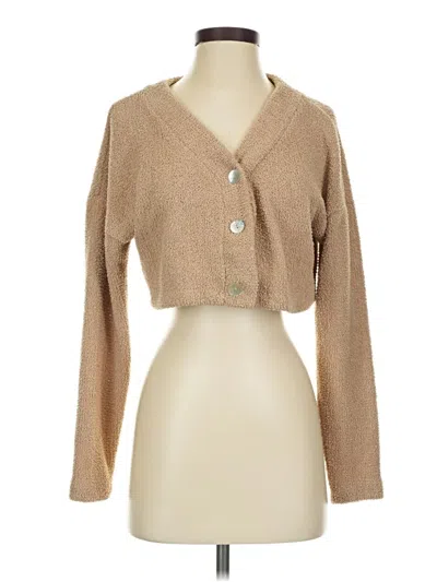 Pre-owned Wild Fable Cardigan Sweater In Brown