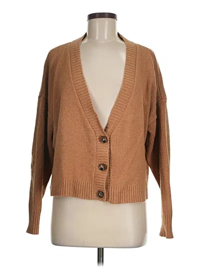 Pre-owned Wild Fable Cardigan Sweater In Brown
