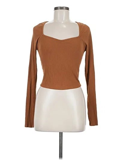 Pre-owned Wild Fable Cardigan Sweater In Brown