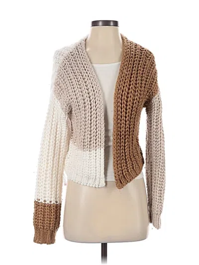 Pre-owned Wild Fable Cardigan Sweater In Brown