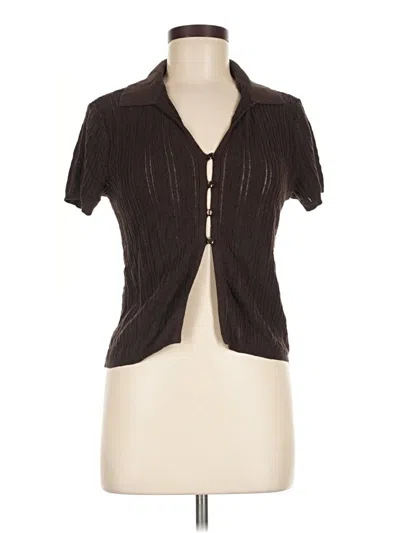 Pre-owned Wild Fable Cardigan Sweater In Brown