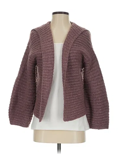 Pre-owned Wild Fable Cardigan Sweater In Burgundy