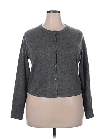 Pre-owned Wild Fable Cardigan Sweater In Gray