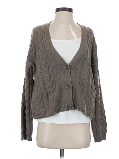 Pre-owned Wild Fable Cardigan Sweater In Gray