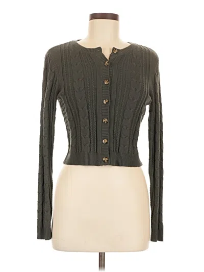 Pre-owned Wild Fable Cardigan Sweater In Gray